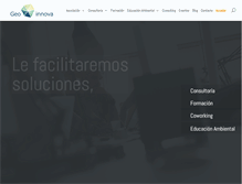 Tablet Screenshot of geoinnova.org